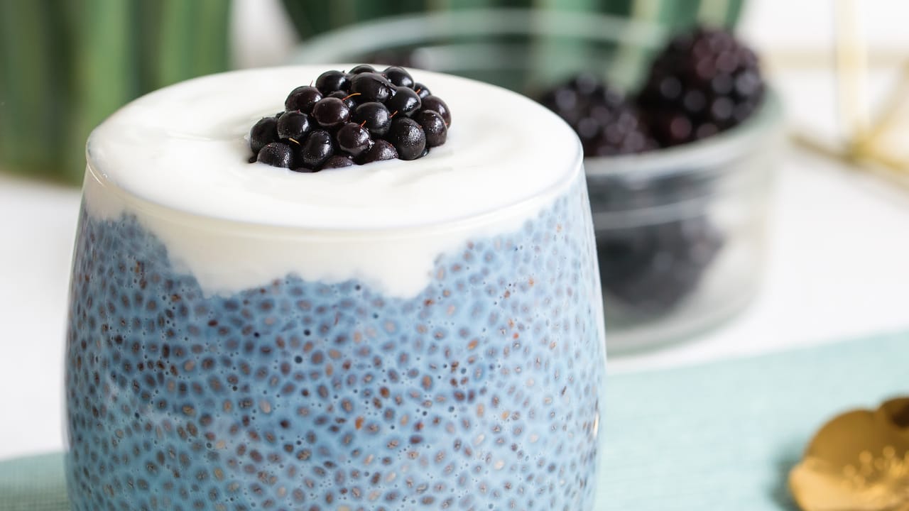Protein chia seed pudding
