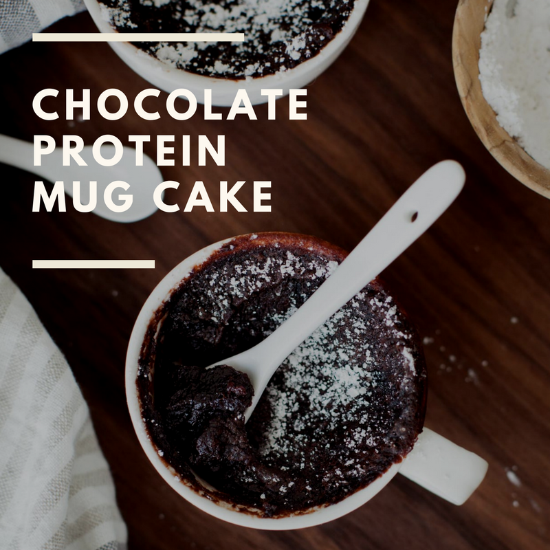 Chocolate protein mug cake