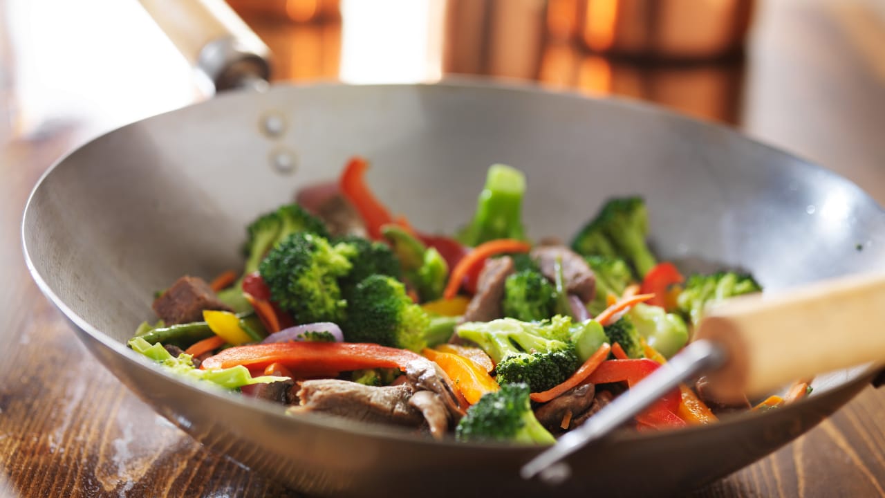 Cumin beef stir-fry