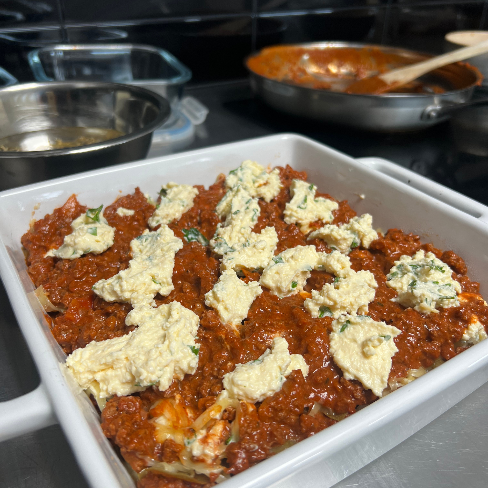 Low-carb lasagne