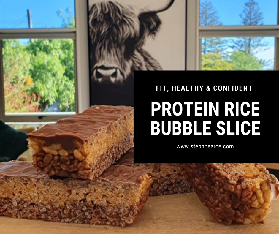 Protein rice bubble slice