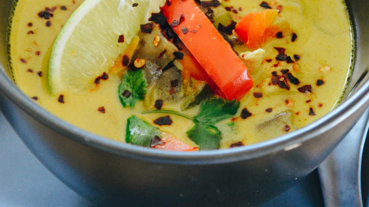 Thai chicken coconut soup